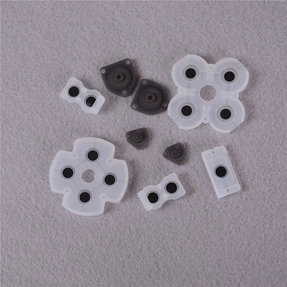 

9pcs/set Silicon Button Pads Silicon Rubber Conductive Pads - For PS4 Controller Repair Parts