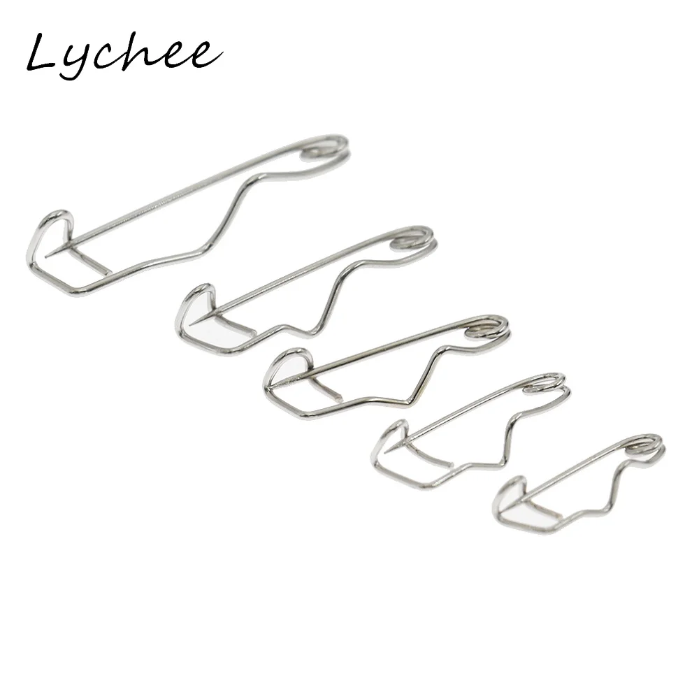 Lychee 100 шт. Новое поступление железные изогнутые безопасные булавки DIY ручной работы для шитья рукоделия булавки инструменты аксессуары