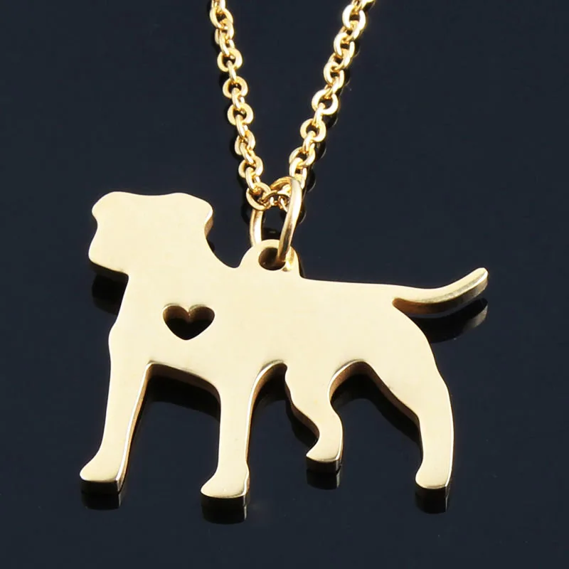 NK-00435-Silver Pit Bull Necklace (4)
