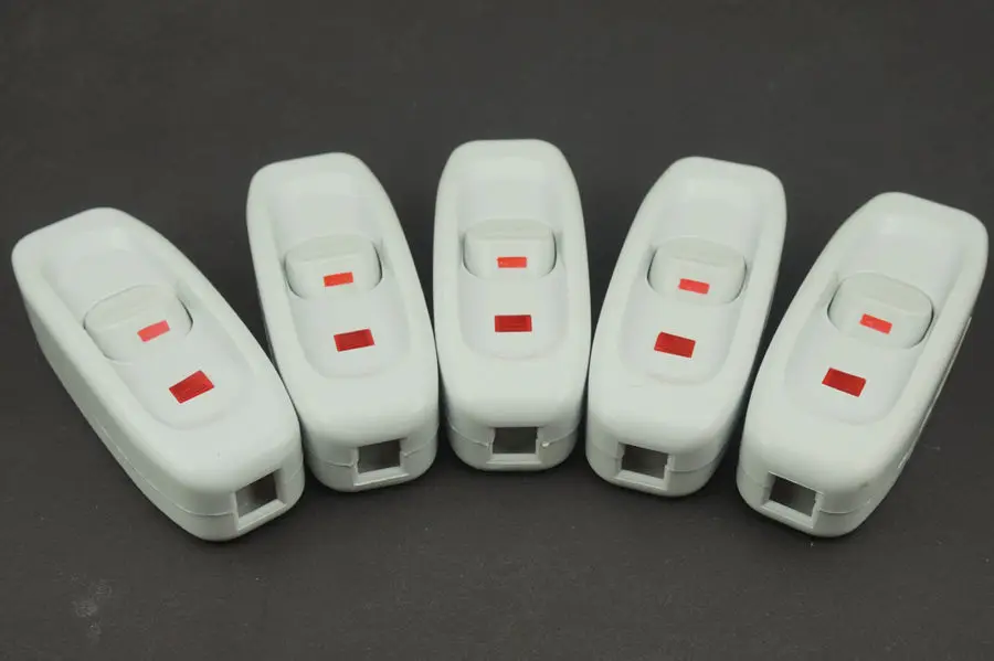 Inline On/Off Table Lamp Desk Light Cord Switch 110250V Max10A