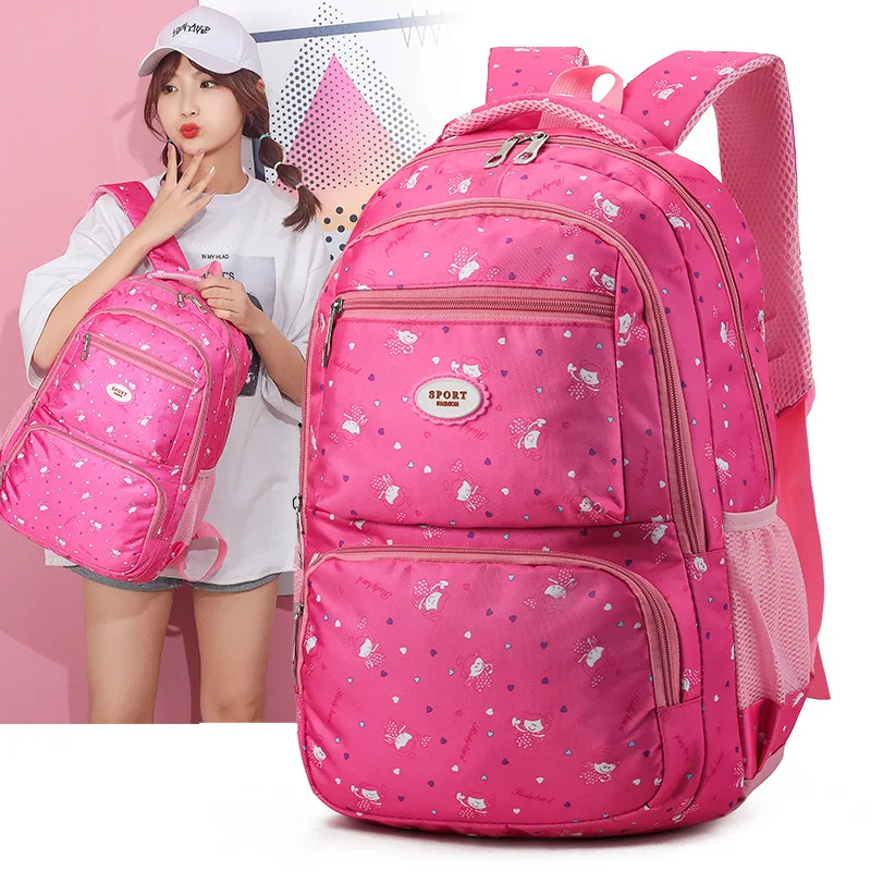 

New Children Schoolbags for Girls Primary School Book Bag Sac Enfant Children School Bags Printing Backpack Orthopedic Backpack