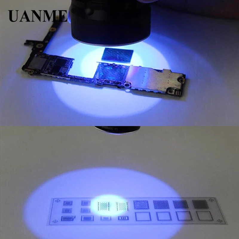 Инструмент для ремонта UANME лампа отверждения УФ клея USB 5 В светодиодная