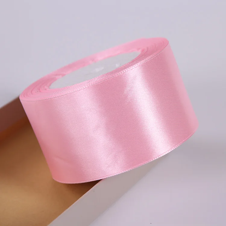 Geinne 6 мм-50 мм в ширину 25 ярдов/рулон детские розовые однолицевые атласные ленты подарочная упаковка рождественские ленты