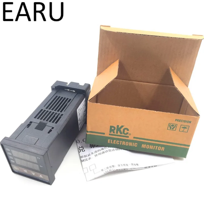 REX C100 C100FK02 V * Цифровой ПИД регулятор температуры SSR выход 0 400 градусов