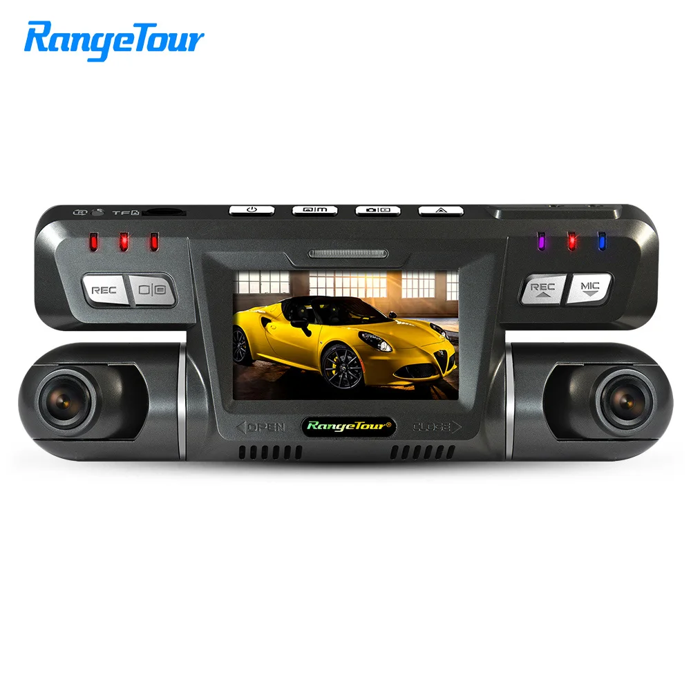 Koop Bereik Tour Dash Cam B80 WiFi Auto DVR Dual Lens Full HD Dubbele 1080 p G Sensor auto spoor en snelheid afspelen Externe GPS Logger