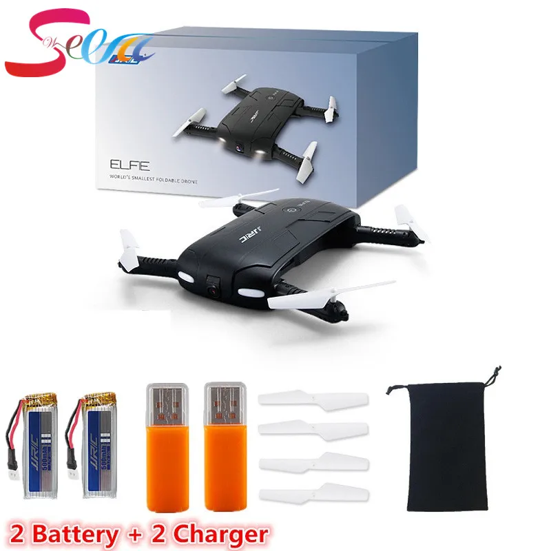 JJRC H37 ELFIE Mini RC Selfie Drone Gyro WiFi FPV One Key Return RC Drones Helicopter
