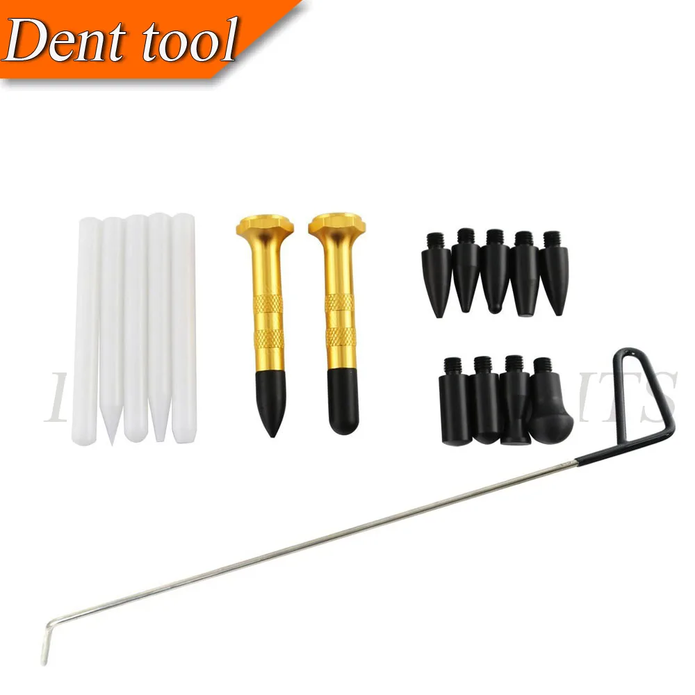 Pdr tool auto pdr tap down tool dent tools with 10 heads auto dent