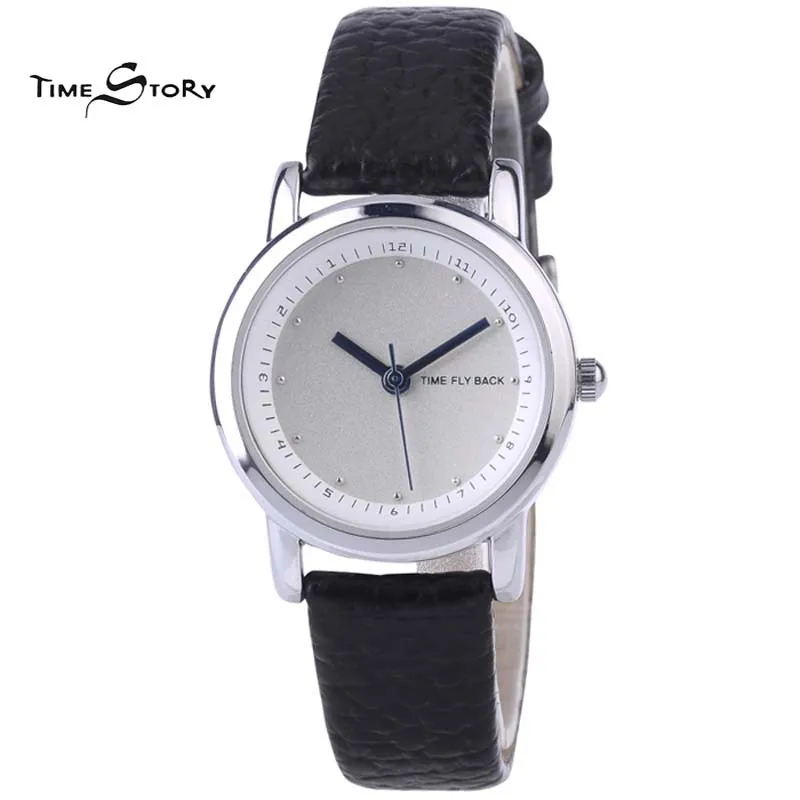2015 Luxury Brand Women s Leisure Quartz Analog Rhinestone Anti clockwise Watches Women Waterproof Leather Band
