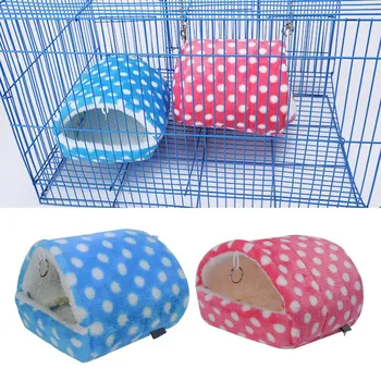

2018 Plush Soft Guinea Pig House Bed Cage for Hamster Mini Animal Mice Rat Nest Bed Hamster House Small Pet Products
