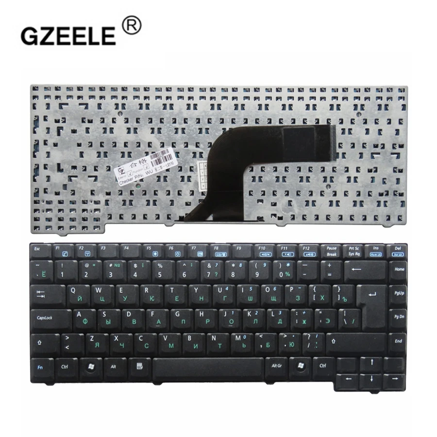 Koop GZEELE Nieuwe Russische Keyboard VOOR ASUS F5Z F5VL F5 F5Q F5M F5R F5N F5SL F5J F5V X50 X50C X50V X50R X50N X50M laptop toetsenbord RU