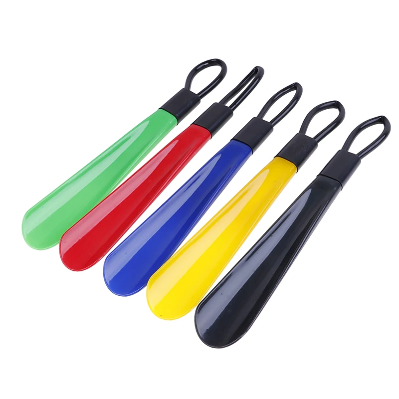 

28.5CM Shoe Horn Shoes Spoon 28.5cm Plastic Shoes horn Artifact Pull Pumping Shoes