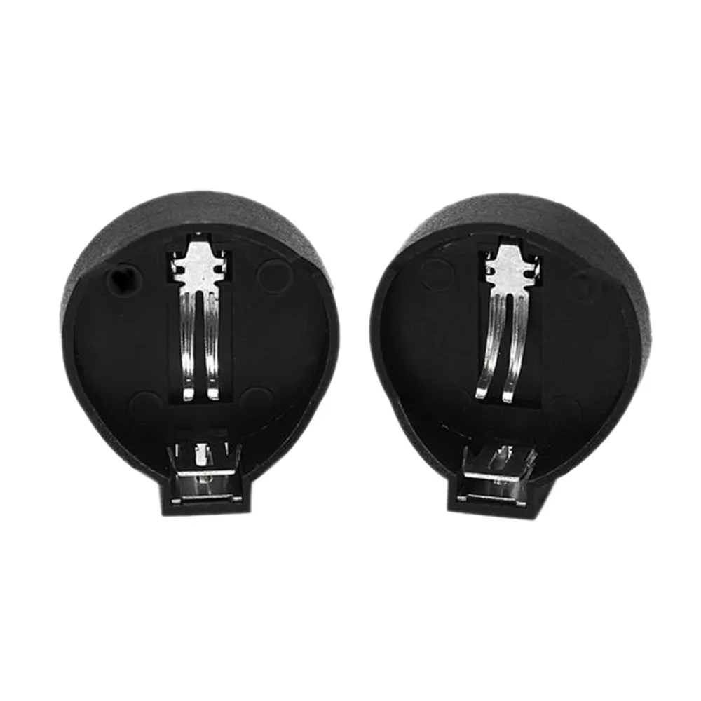 

Ouhaobin Battery Case Holder CR2025 CR2032 Button Coin Cell Battery Socket Holder Case Black Color 10PCS 625#3