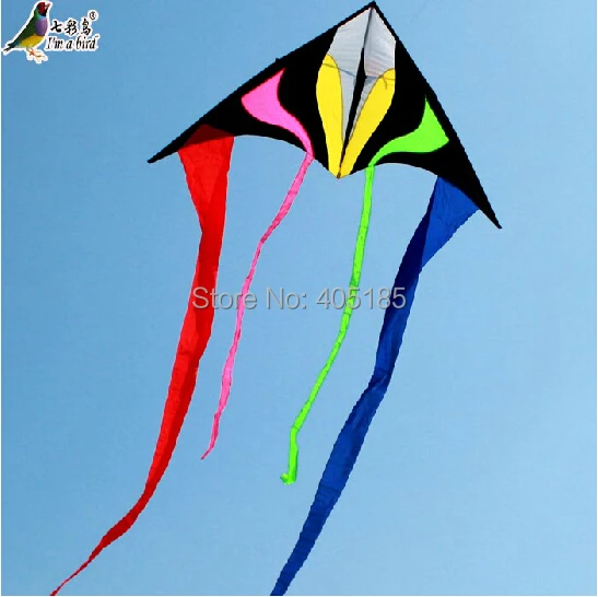 

Free Shipping Outdoor Sports Toys/Gift Power Kite With Four Tail Nylon Cloth And Resin Rod Good Beautiful Flying