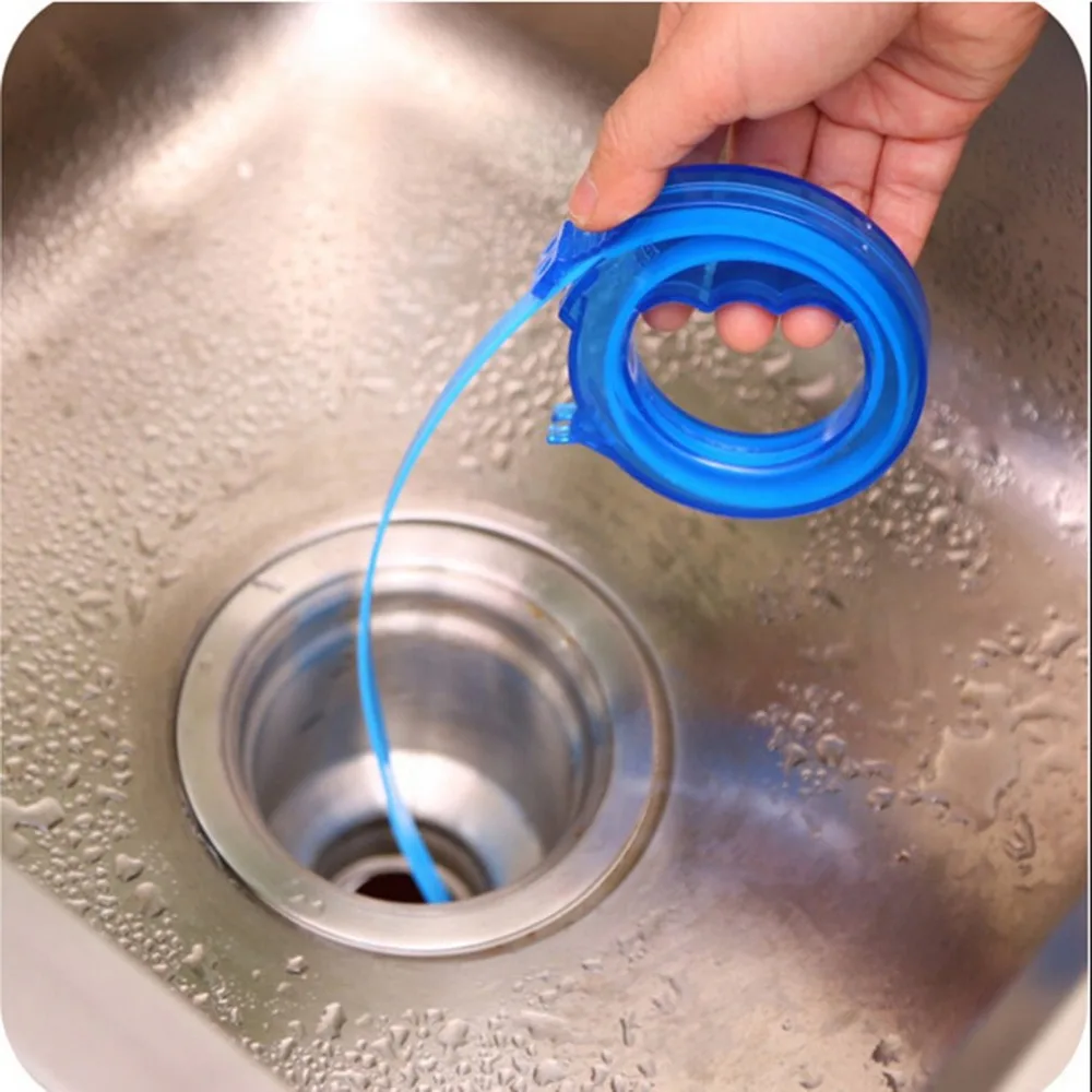 Retractable through sewer hair cleaner sink anti-blocking cleaning hook toilet dredge kitchen accessories toilet brush cleaning