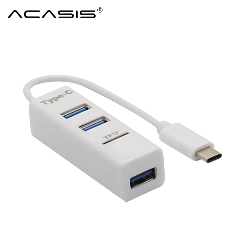 new type c 3.1 USB hub TF Card reader 3-port Laptop Accessories Distributor splitter adapter | Компьютеры и офис