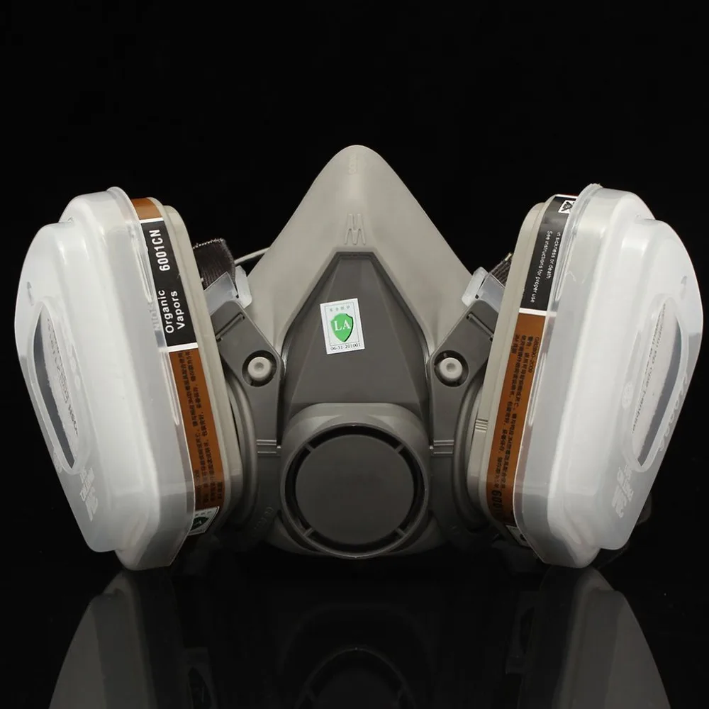Lightweight Comfortable Adult Respirator Painting Spray Dust Gas Mask