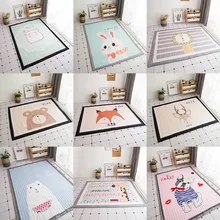 145x195 см Детский развивающий коврик, толстый мягкий детский коврик, складные игровые коврики для детской комнаты, декоративный ковер, мультяшный детский коврик для ползания