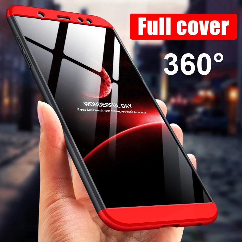 

luxury armor 360 Cover For Samsung Galaxy S9 S8 A6 A8 Plus Note 8 9 J4 J6 J8 J7 Duo A9 A7 2018 Case hard Bumper protector shell