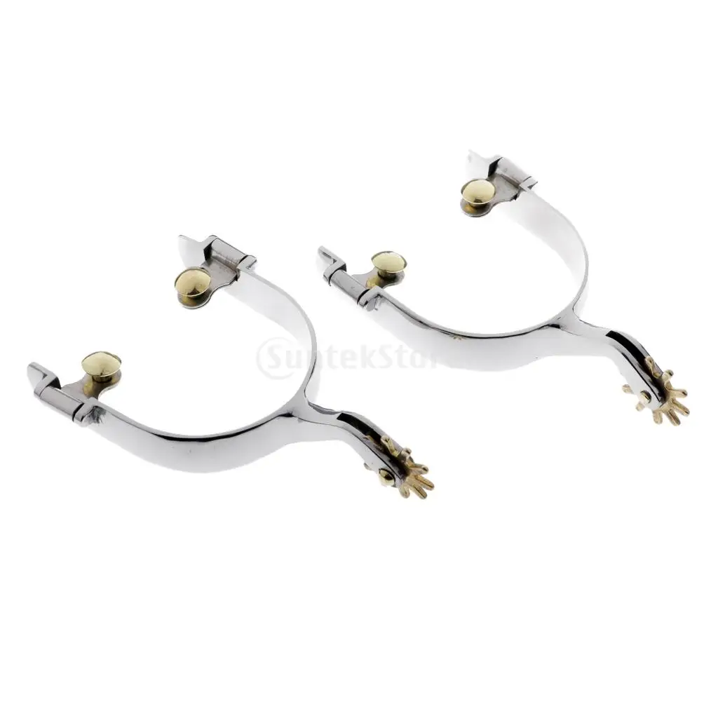Men and Women Horse Spurs Equestrian Horse Riding Spurs Accessories 130mm/150mm