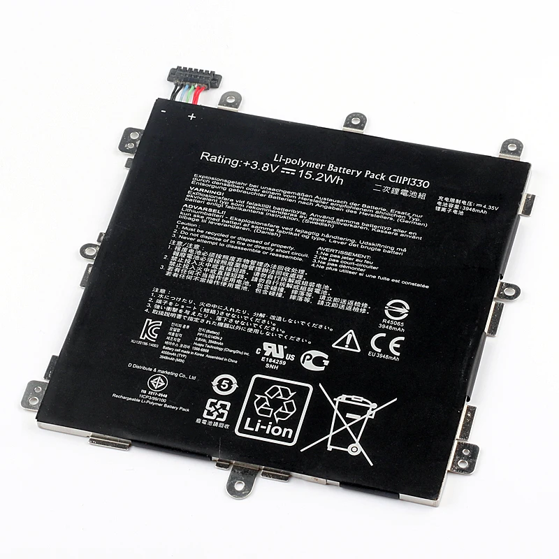 Оригинальный аккумулятор C11P1330 для ASUS MeMO Pad 8 K01H K015 ME8150C ME581C 3948 мАч|Аккумуляторы