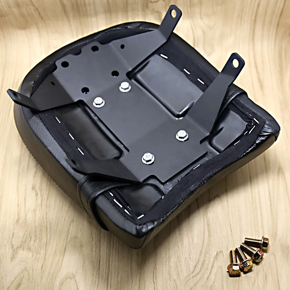 1 шт. черное заднее сиденье для пиллионов из кожи моделей Kingpi Vegas high ball|pillion pad|passenger