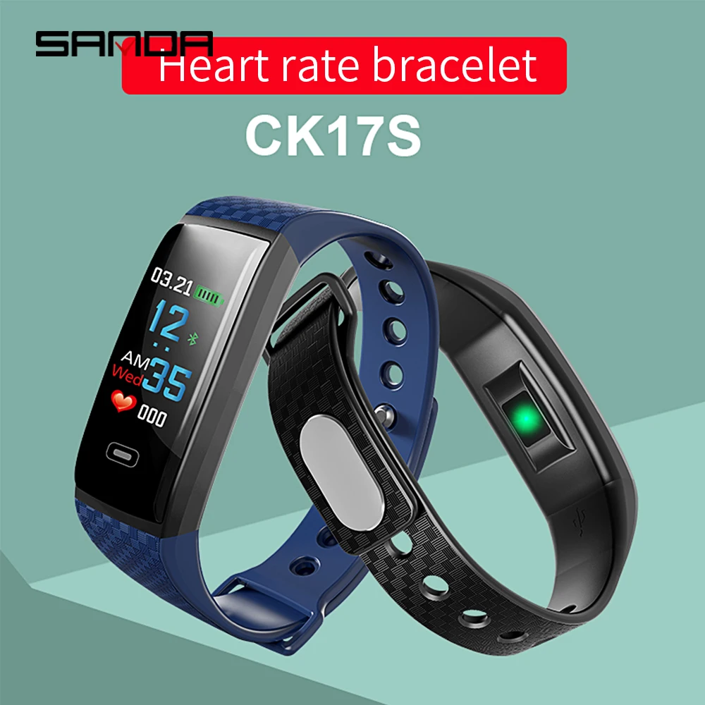 

SANDA Color Touch Screen Smartwatch for IOS Android Men Watch Women Sport Watches Heart Rate Monitor Health Fitness Wristband
