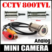 11.11 Hot Sale 800TVL CMOS HD Door cat Eye Hole Install Mini Camera 3.6 lens CCTV Security Surveillance vidicon home Video metal