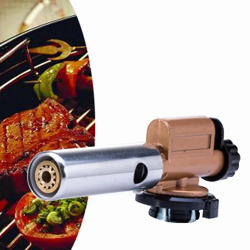 

Outdoor Multi-function Picnic Barbecue Butane Auto Ignition BBQ Travel Tools Camping Welding Flame Gun Gas Torch