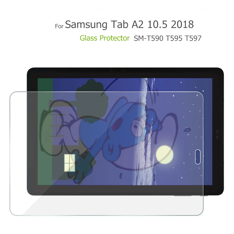 Закаленное Стекло Плёнки для samsung Tab A2 10,5 дюймов Экран гвардии для samsung galaxy Tab A2 10,5 SM-T590 T595 T597 tablet протектор