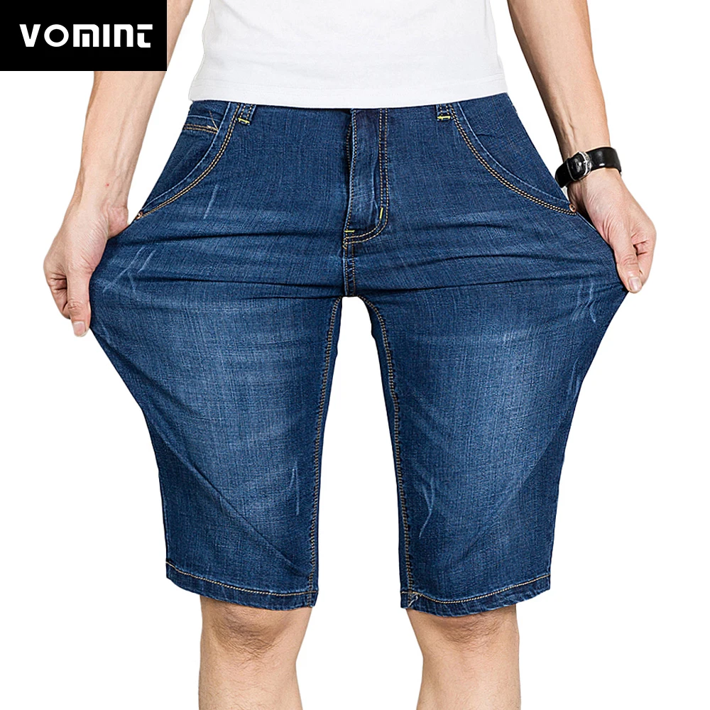 Mens Summer Jeans Shorts Casual Board Denim Shorts Men Slim Straight