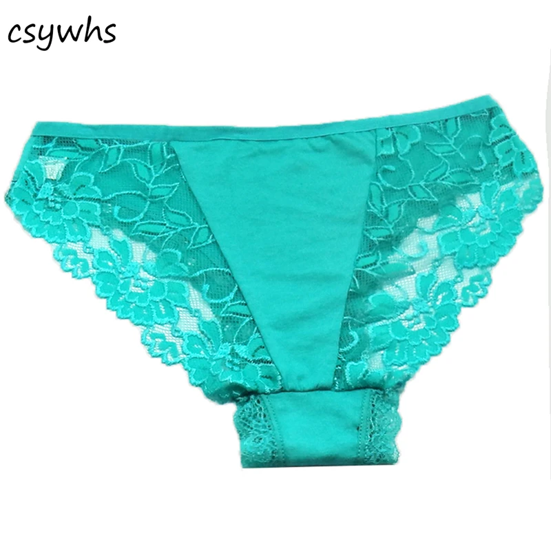 CSYWHS женское нижнее белье прозрачные кружевные трусы с низкой посадкой 3
