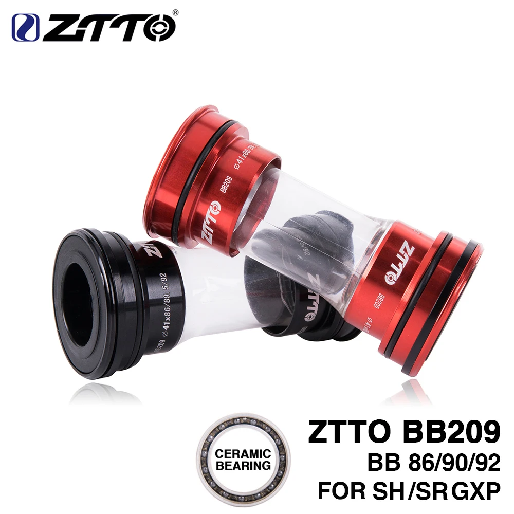 ZTTO السيراميك BB209 الصحافة صالح الأقواس السفلية ل BB92 BB90 BB86 إطار متوافق الطريق الدراجة MTB 24 مللي متر 22 مللي متر GXP Crankset العالمي