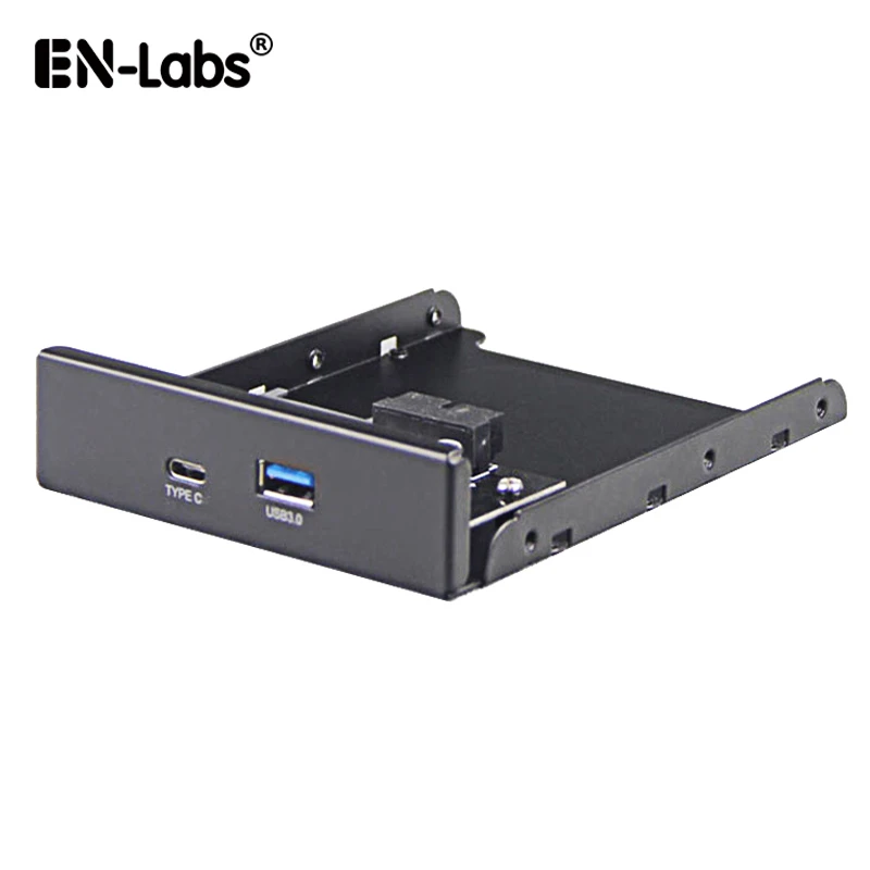 Internal Usb 3.1 Gen 1 Type C + Usb 3.0 Port Hub Front Panel W/ 20 Pin Extension Cable For