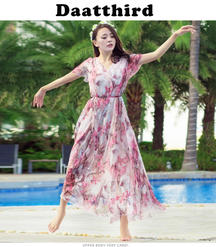 floaty floral maxi dress