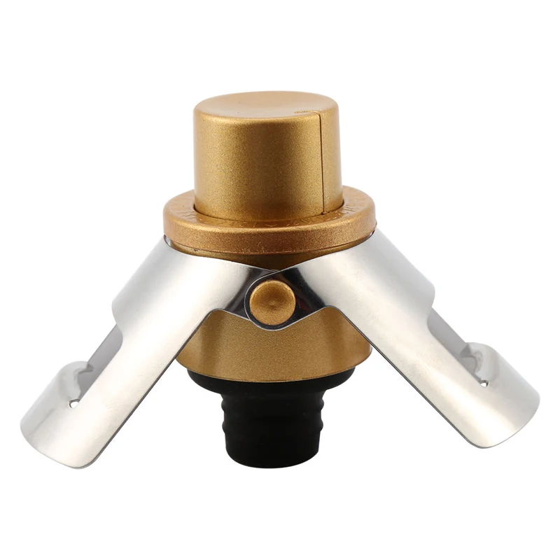 Vacuum Sparkling  Stainless Steel Red Wine Champagne Bottle Preserver Air Pump Stopper Vacuum Sealed Saver