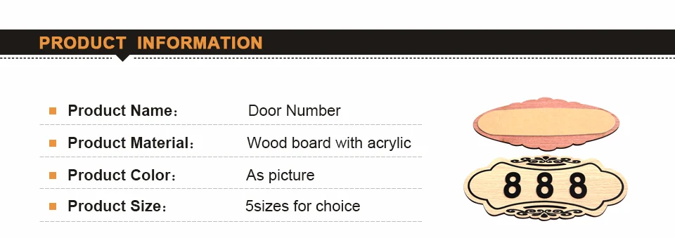 Дверной номер самоклеящаяся наклейка деревянная доска акриловый номер дома индивидуальные гостиничные квартиры на домашние ворота Цифровые дверные номера