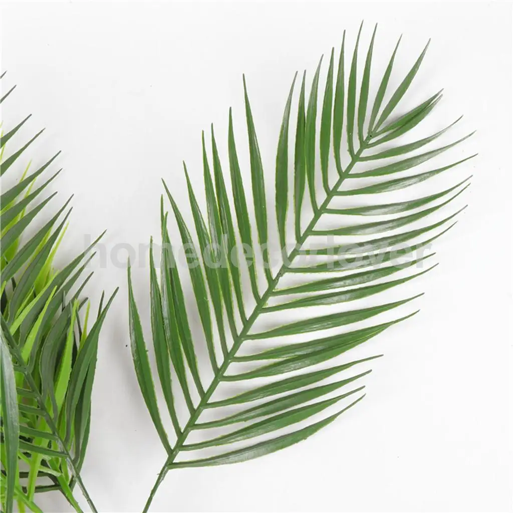 Artificial Plant Leaf Faux Foliage Leaves Plastic Flower for Home Decor Simulation Artificial Plants Vibrantly Colored