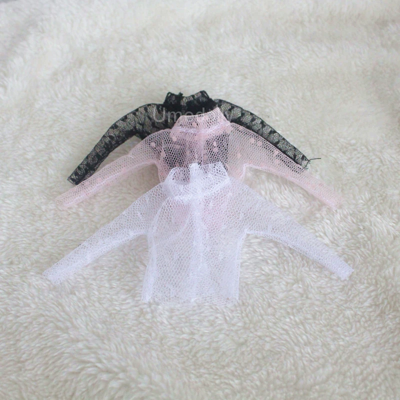 

1PCS Girl Toys 1/6 Doll's Clothing Lace Bottoming Blouse for Blyth, Licca, Azone 1/6 Doll Clothes Accessories