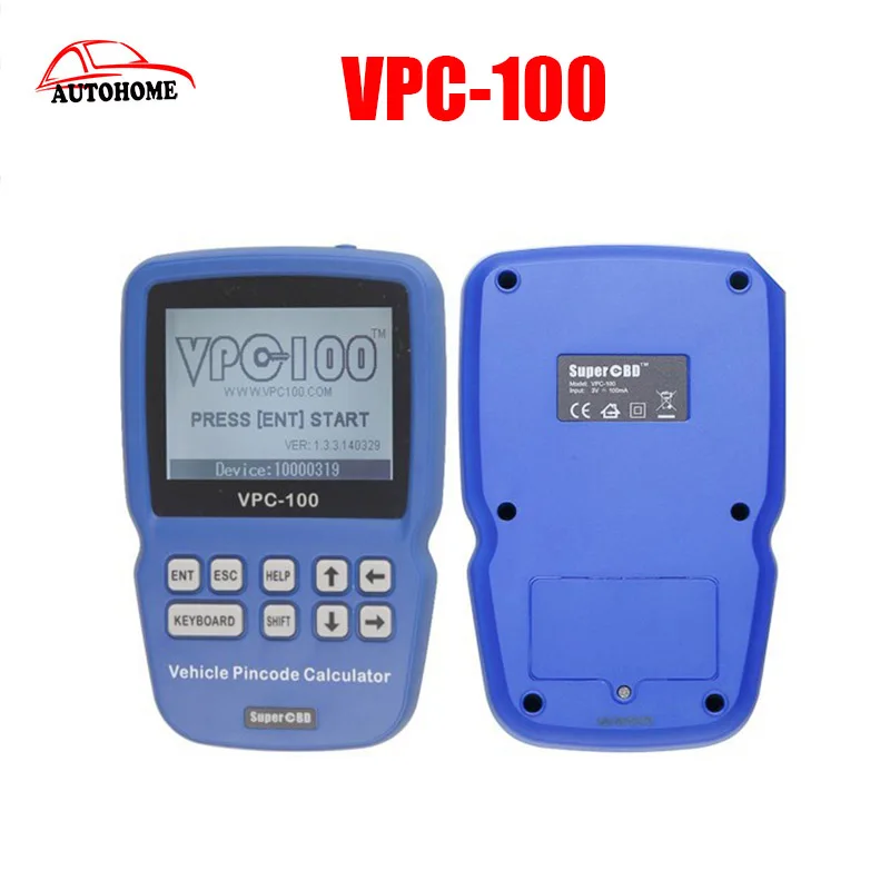 

2016 Top Quality New Arrival Pin Code VPC-100 Calculator Support Almost All Cars VPC 100 Auto Key Programmer VPC100
