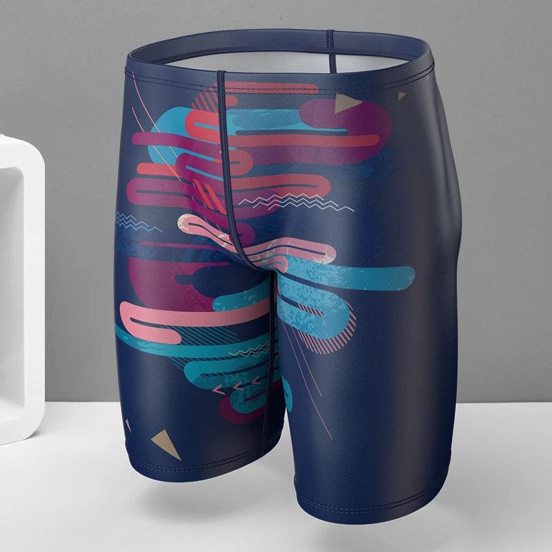 Мужские быстросохнущие плавки до колена с цветочным принтом больших размеров 5XL, спортивные шорты для плавания, эластичные шорты для серфинга