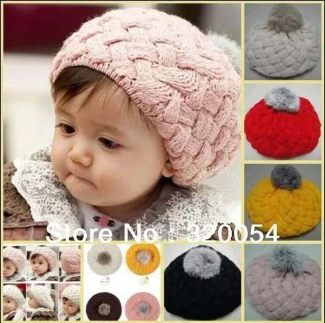 2013 Новые детские вязаные шапки с яблоком модная теплая шапка на осень и зиму Детские разноцветные