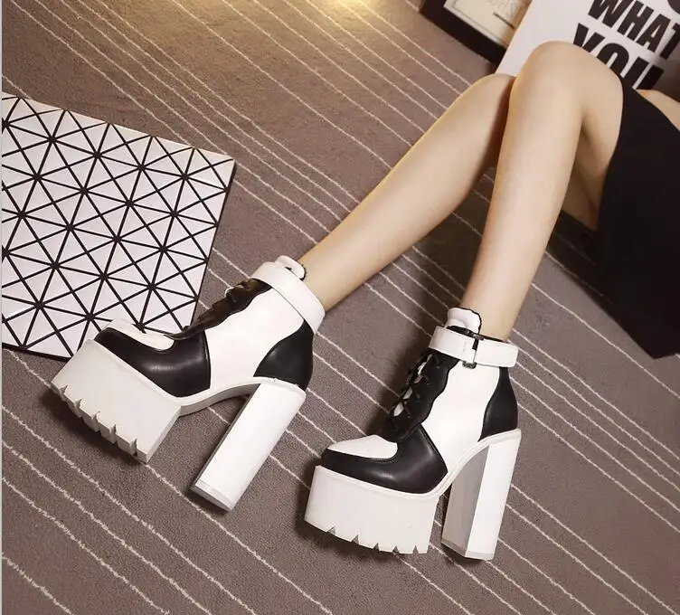 chunky heels boots (19)