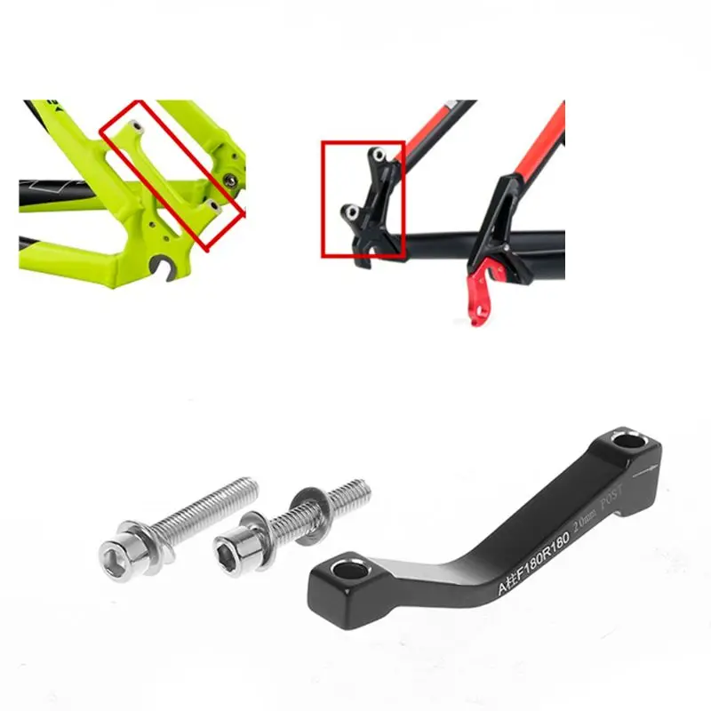 Bicycle Disc Brake Adapter Alloy Disc Brake A Bracket With Screw MTB Bike Parts Supplies Repair Accessories