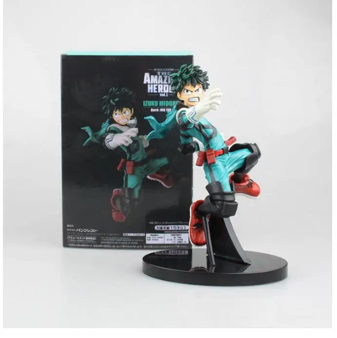 

Unisex PVC my Academy Midoriya Izuku Sports Fighting Unbelievable Heroes Action Toys My Hero Academy Boku deku No Heroes Statue