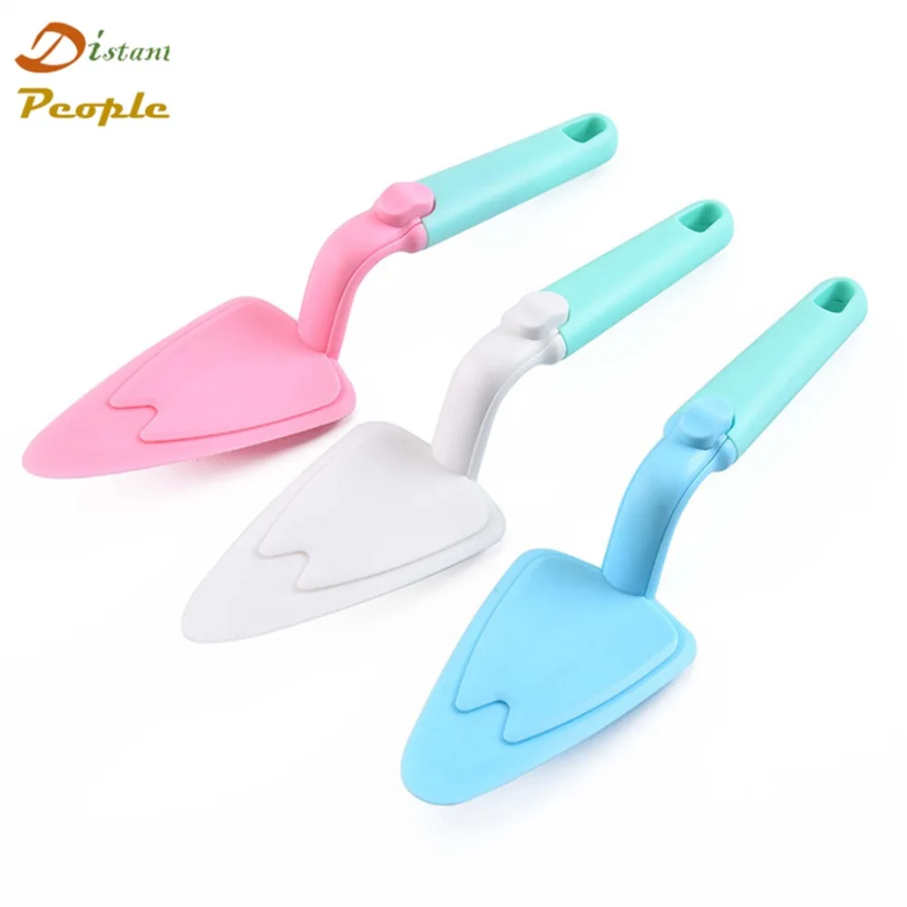 

Creative Pushable Cake Shovel Long Handle Pizza Pastry Knife Cheese Scraper Practical Baking Pastry Tool