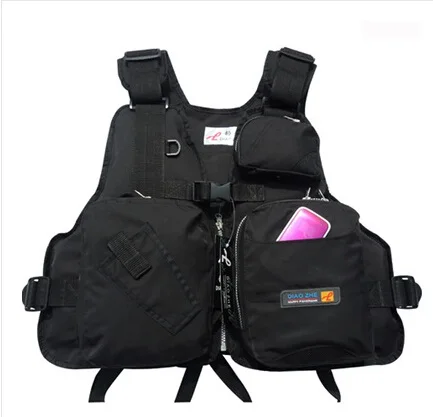 

Free shipping New brand life vest professional dual-use multi-function folding life jacket fishing vest