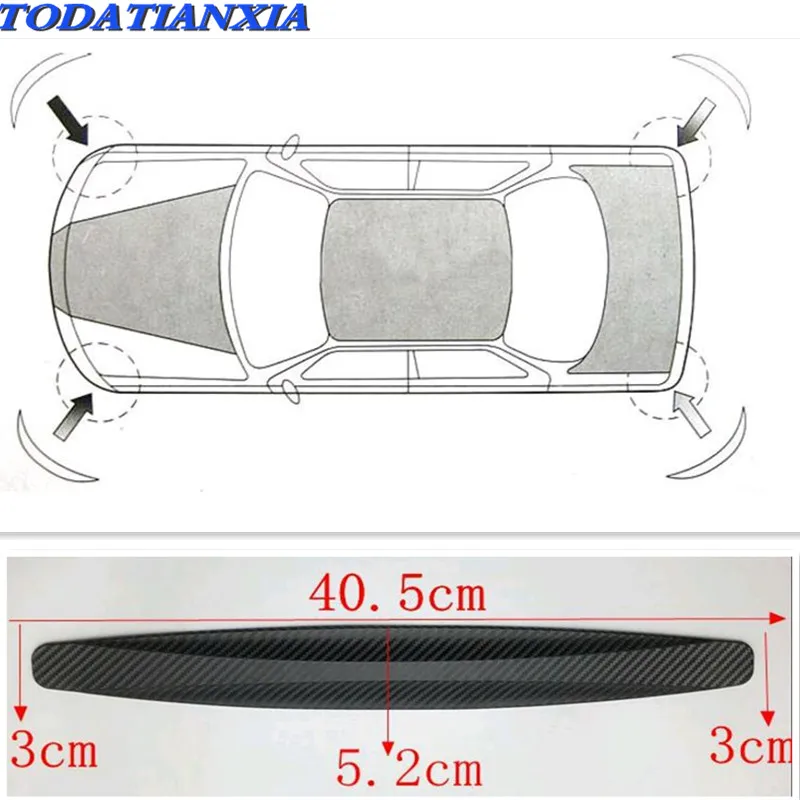 

2pcs Car Styling Lip Deflector Protection Sticker FOR Dodge Journey ram durango Charger Stratus Avenger Nitro Viper Challenger