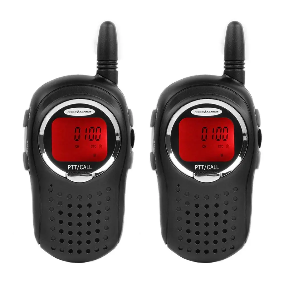 

2 Pack JJ-210 Mini Kids Walkie Talkie 22CH Two Way Radio Scanner FRS GMRS 0.5W 22 Channels Scrambler Comunicador Intercom LCD
