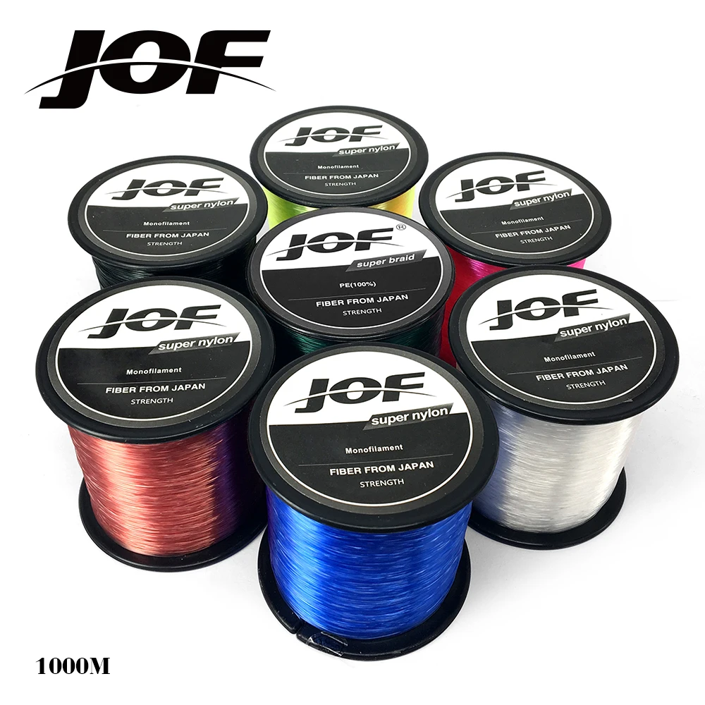 1000MNylonFishingLineMonofilamentMonoCarpFishingWire481215