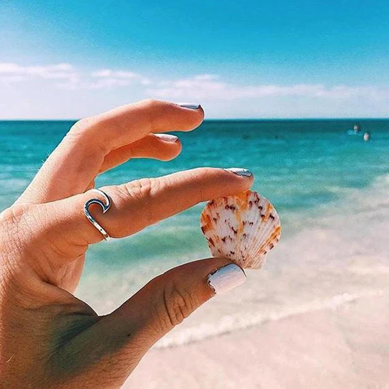 

Rings for Women Alloy Rose Gold Silver Wave Snake Ring For Women Girls Party Jewelry Engagement Wedding Rings
